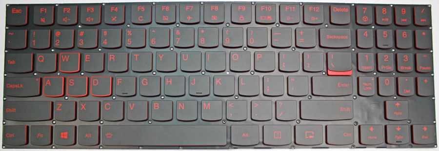 New For Lenovo Legion Y520-15IKBM Y520-15IKBN Keyboard Red backlit Latin Spanish 